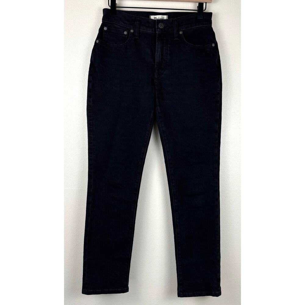 Madewell Mid-Rise Perfect Vintage Jeans Size 25 in Clean Black Wash - Picture 5 of 16